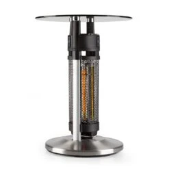 Primal Heat 65 Bistrotisch Karbon-IR-Heizelement 1200W LED 65cm Glas