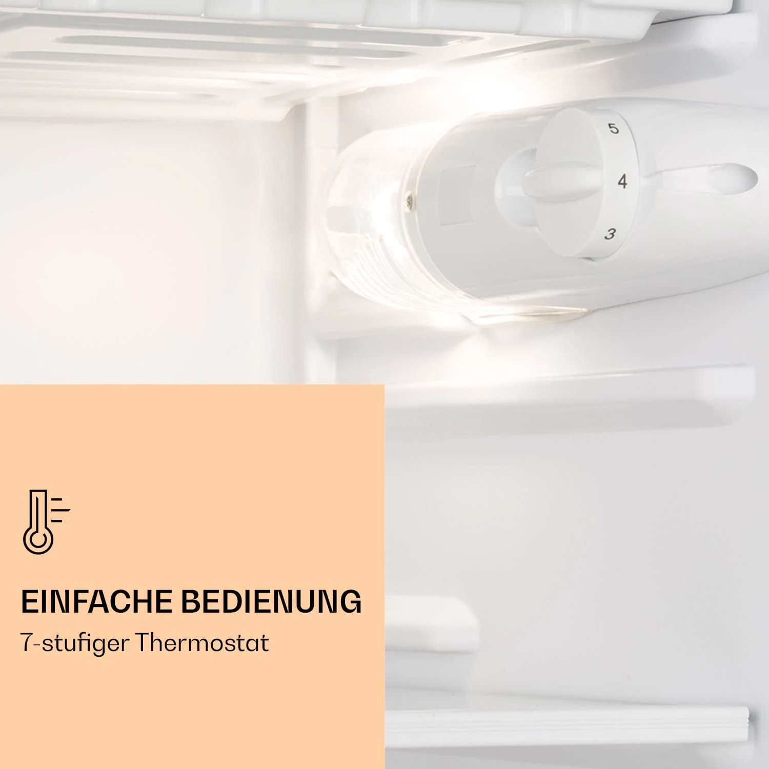 Luminance Frost Kühlschrank 91L Crisper-Fach 2 Glasböden – Bild 5