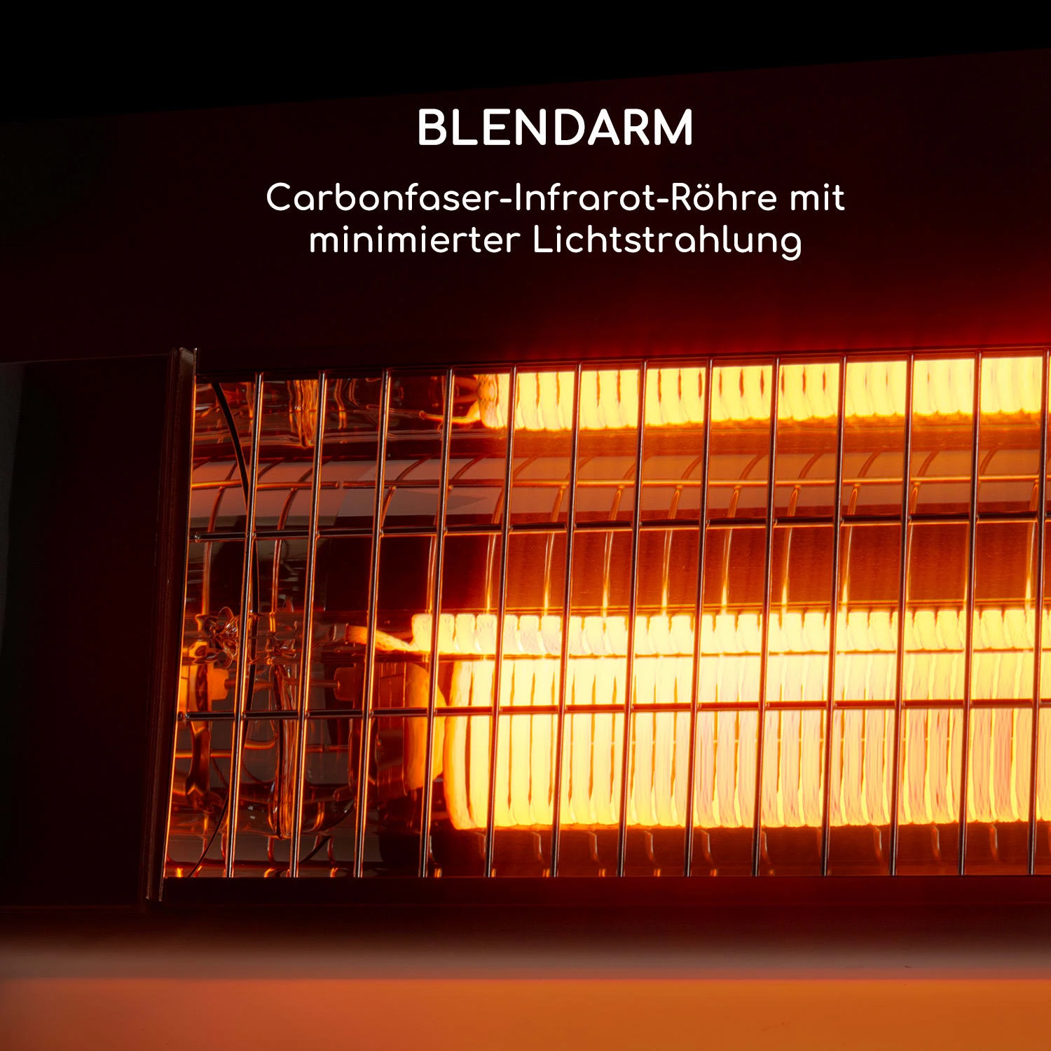 Smartwave Infrarot-Heizstrahler Carbonröhre 2400W WiFi Appsteuerung – Bild 8