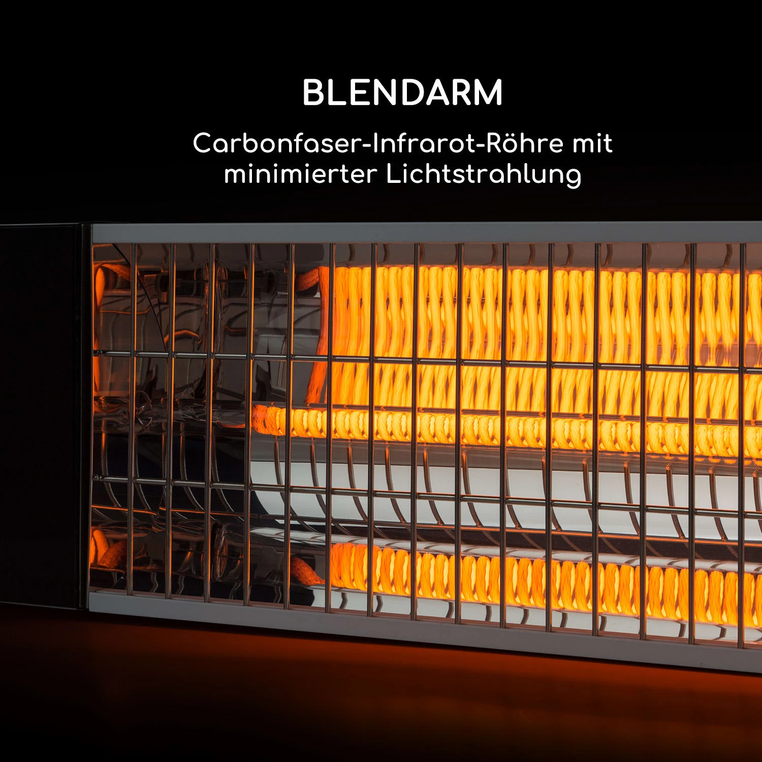 Smartwave Infrarot-Heizstrahler Carbonröhre 2400W WiFi Appsteuerung – Bild 8