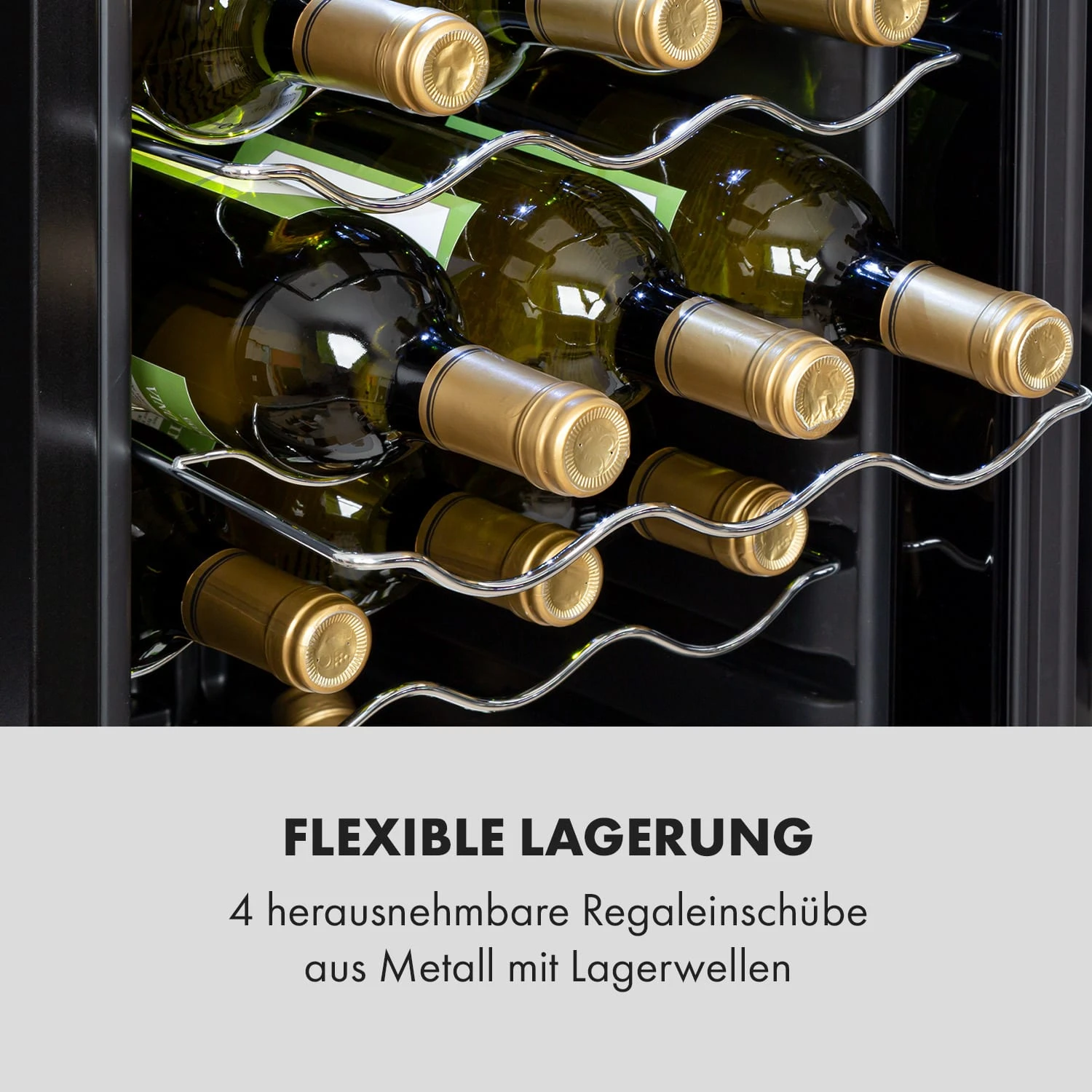 Shiraz 15 Slim Uno Weinkühlschrank 44l Touch-Bedienfeld 5-18°C – Bild 8