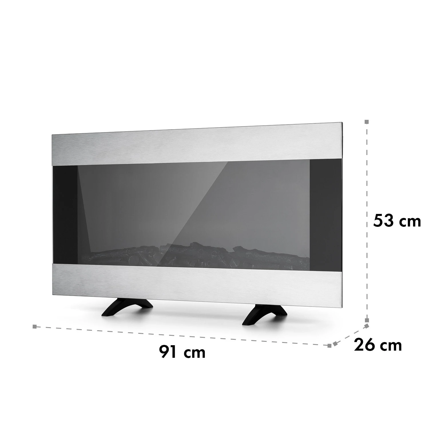 Basel Illumine Elektrokamin Flammenillusion 2000 W 2 Stufen Dimmbar – Bild 9