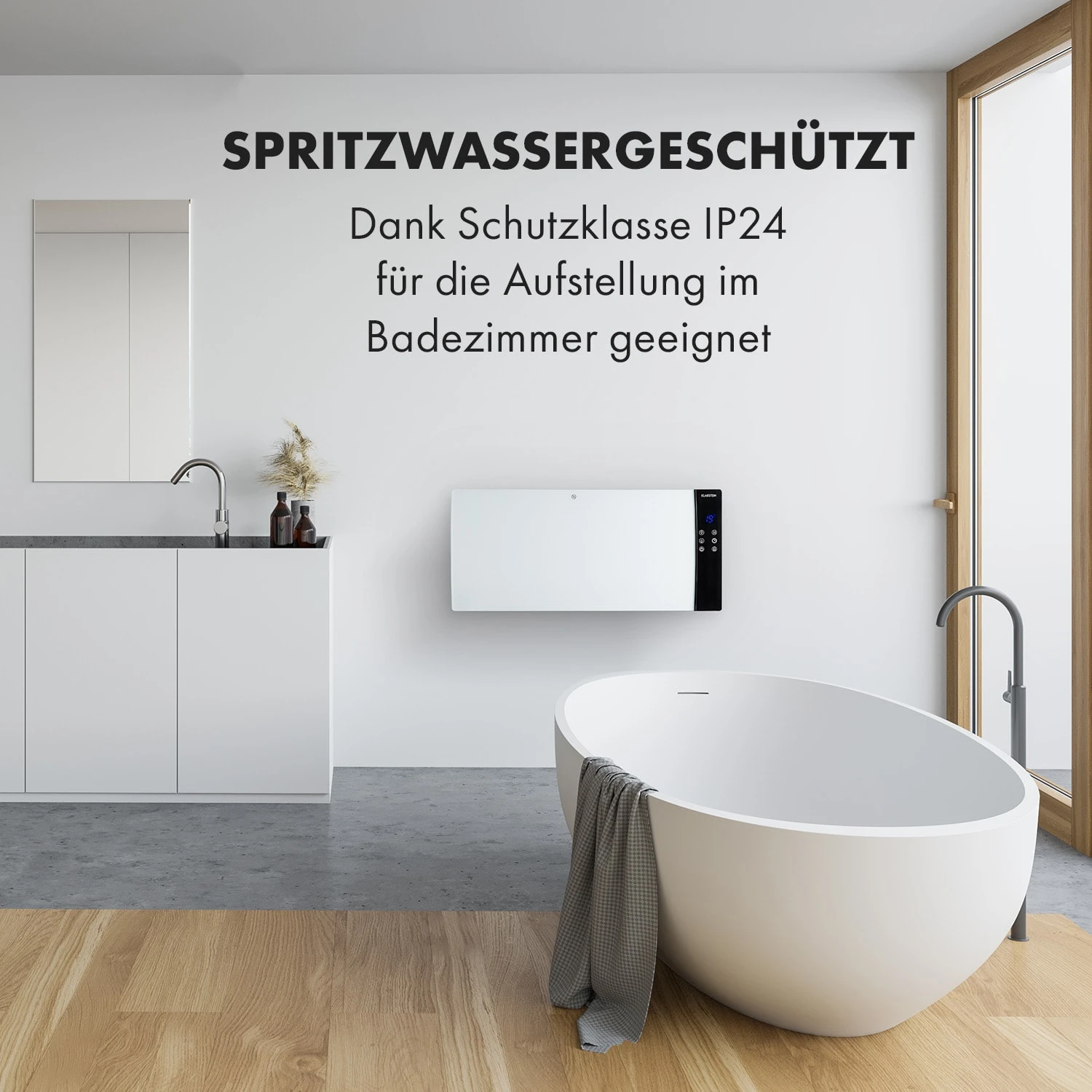 Lindholm Konvektionsheizgerät Thermostat Timer 2000W – Bild 6