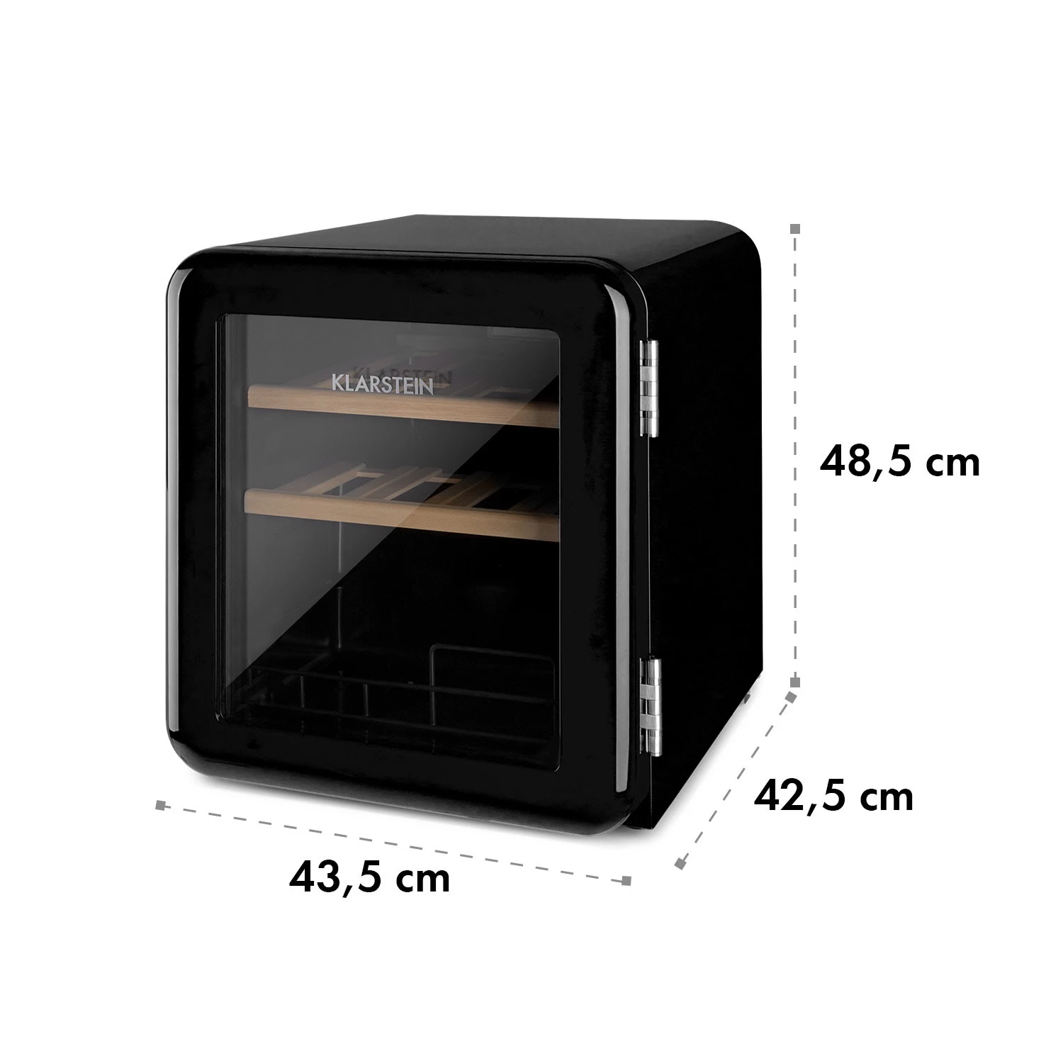 Vinetage 12 Getränkekühler Kühlschrank 48 Liter 4-22°C Retro-Design – Bild 8
