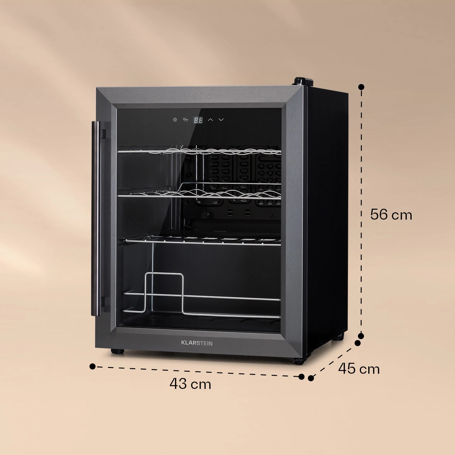 Ultimo 16 Uno Weinkühlschrank 42l Touch-Bedienfeld 16 Flaschen 5-18°C – Bild 7