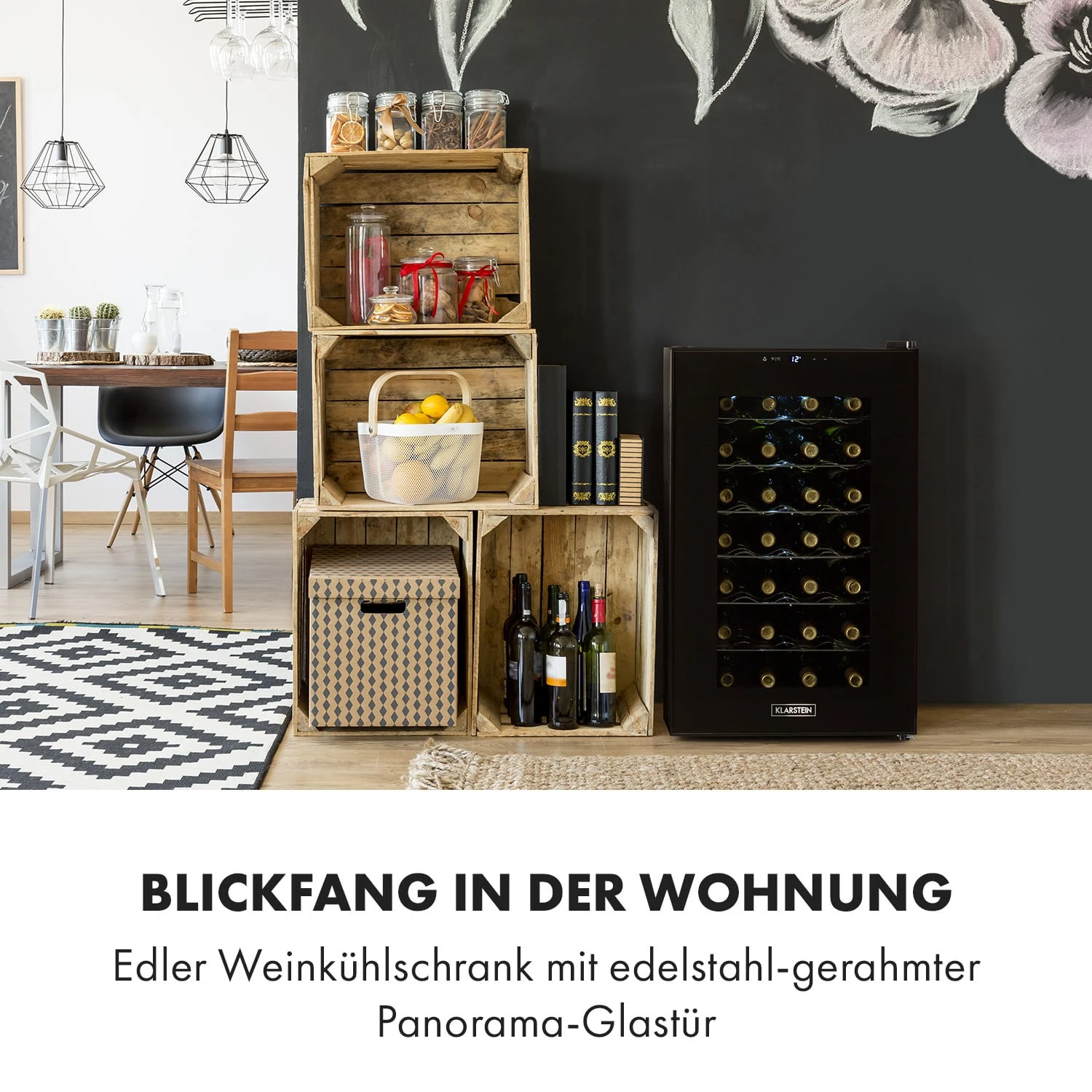 Barolo 28 Uno Weinkühlschrank 70 Liter 11-18°C SingleZone – Bild 2