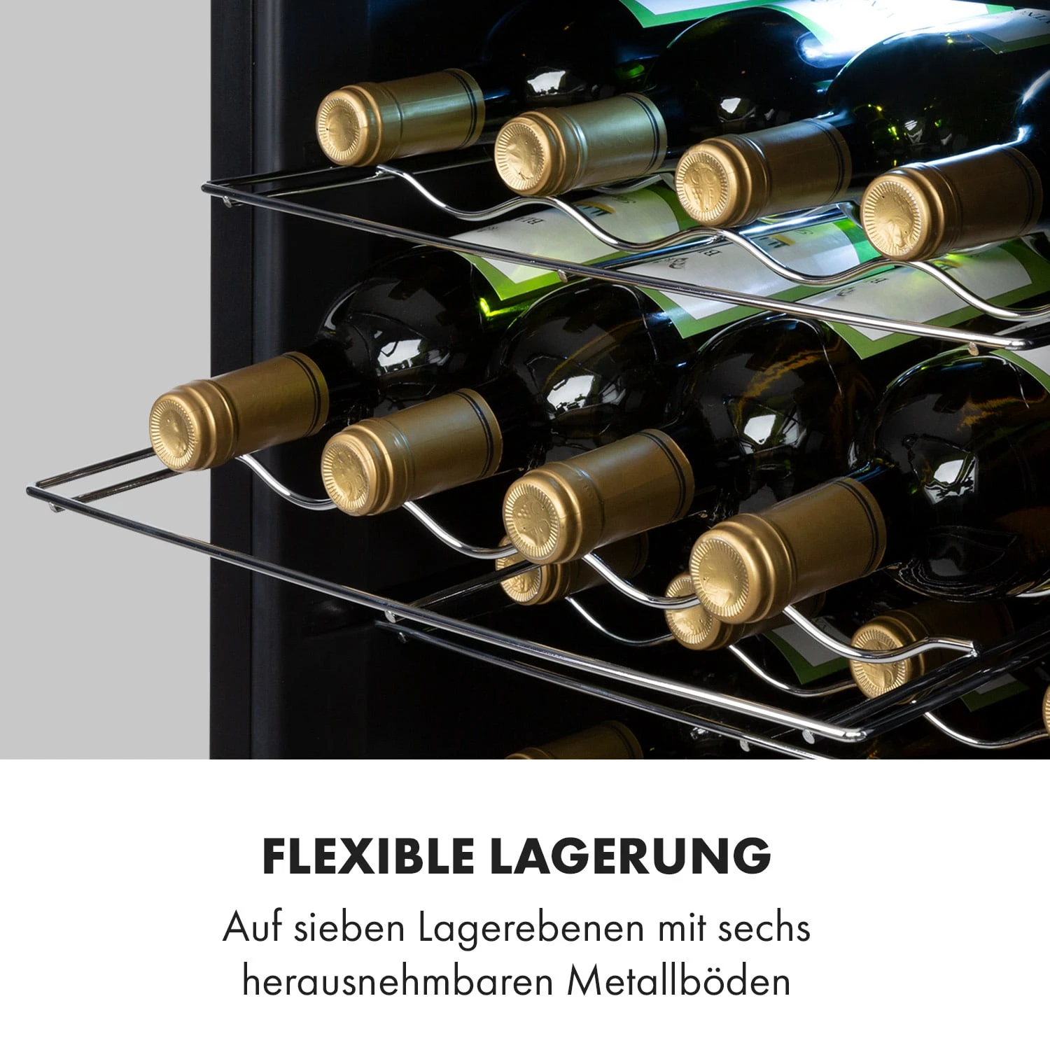 Barolo 28 Uno Weinkühlschrank 70 Liter 11-18°C SingleZone – Bild 7