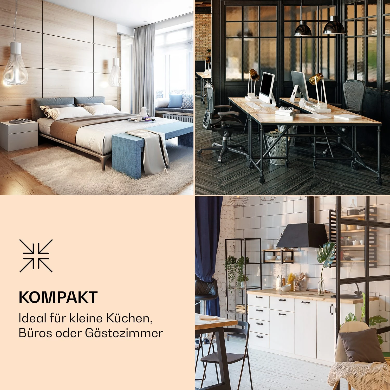 Spitzbergen 83 Kühlschrank 76 Liter Plus 7-Liter-Gefrierfach 2 Böden – Bild 4