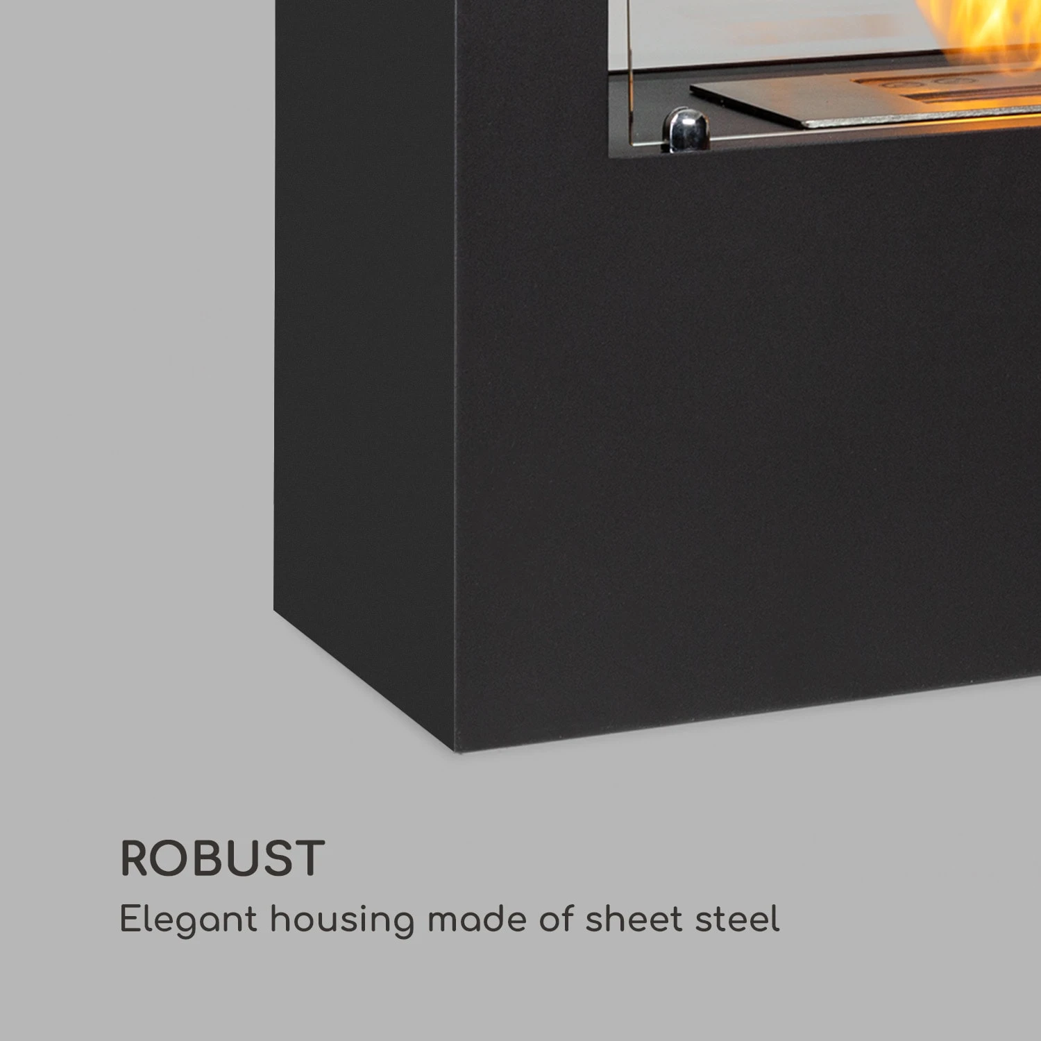 Fiamme Scoppi Ethanol-Kamin Edelstahl-Brenner 3 Liter 5-6 H Brenndauer – Bild 6