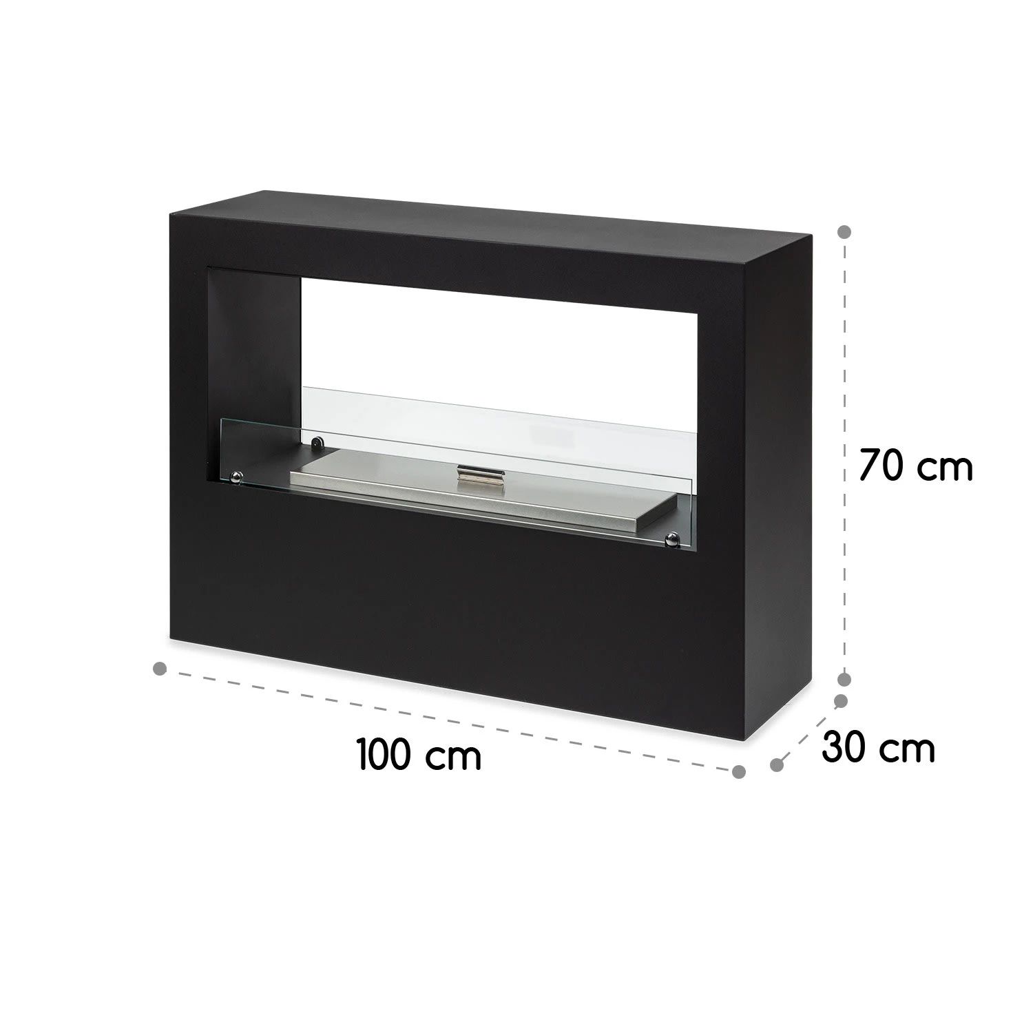 Fiamme Scoppi Ethanol-Kamin Edelstahl-Brenner 3 Liter 5-6 H Brenndauer – Bild 11