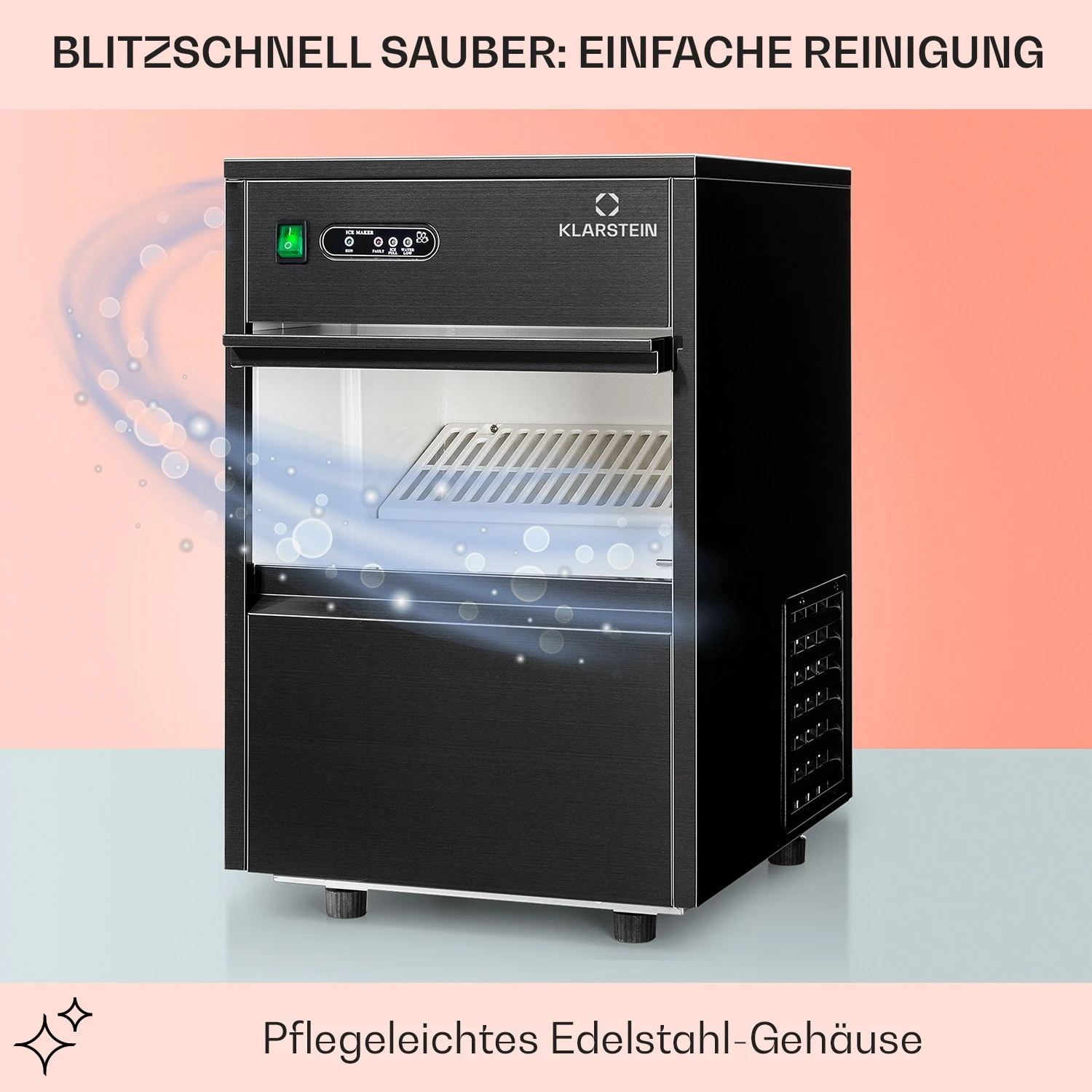 Powericer XL Eiswürfelmaschine 20 Kg/Tag 145 Watt – Bild 5