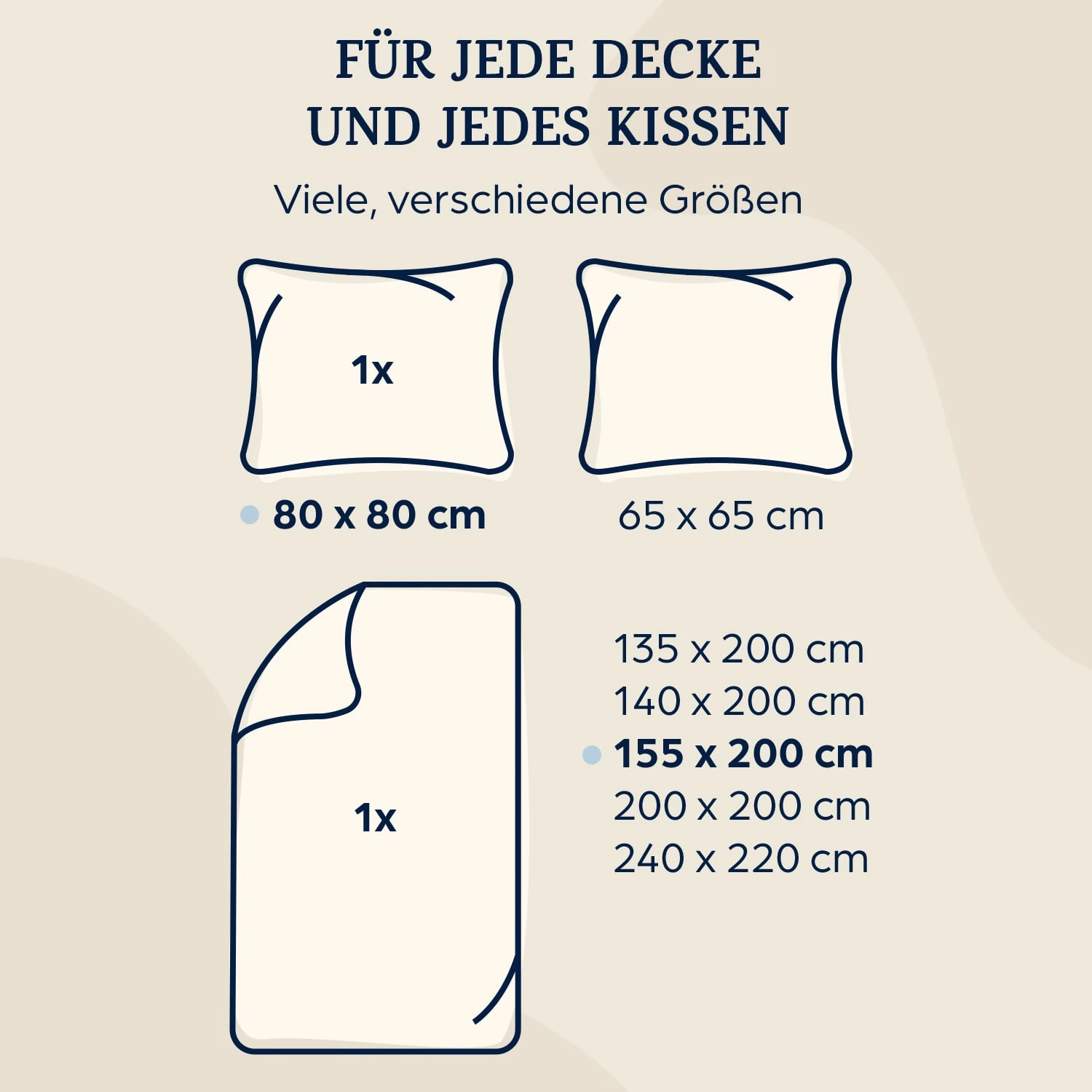 Traumwolle Biber-Bettwäsche 155x220 Cm – Bild 7