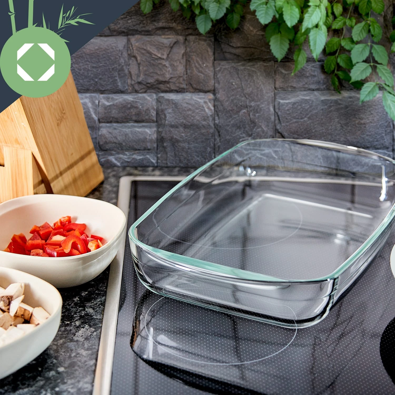 Ofenform 2600 Ml 355 X 55 X 220 Mm Hochwertiges Glas – Bild 4