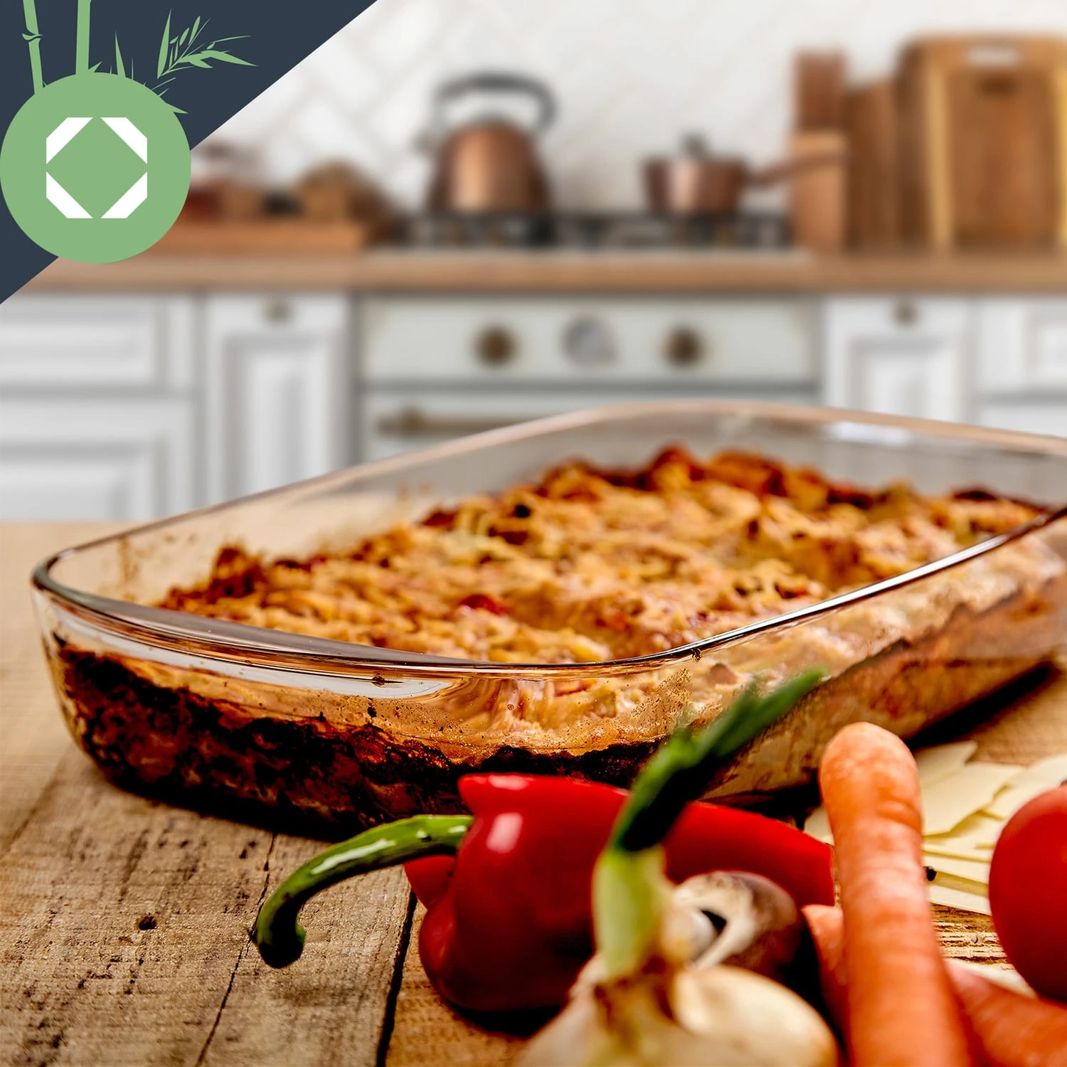 Ofenform 2600 Ml 355 X 55 X 220 Mm Hochwertiges Glas – Bild 6