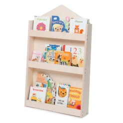 Dotty Natural Haus Bücherregal Montessori Multiplex 60x95x13cm