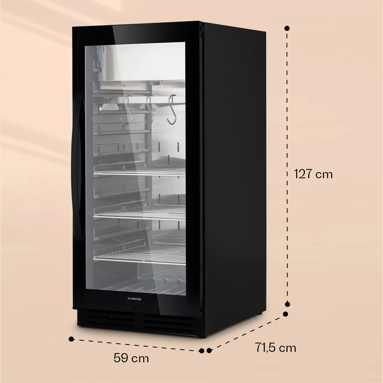 Steakhouse Pro 233 Onyx Fleischreifeschrank 1 Zone 233 L 1-25°C Touch Panorama – Bild 8