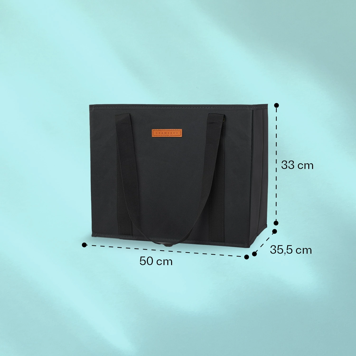 Einkaufstasche 3er Set Wiederverwendbar Waschbar Faltbar Verstärkt – Bild 5