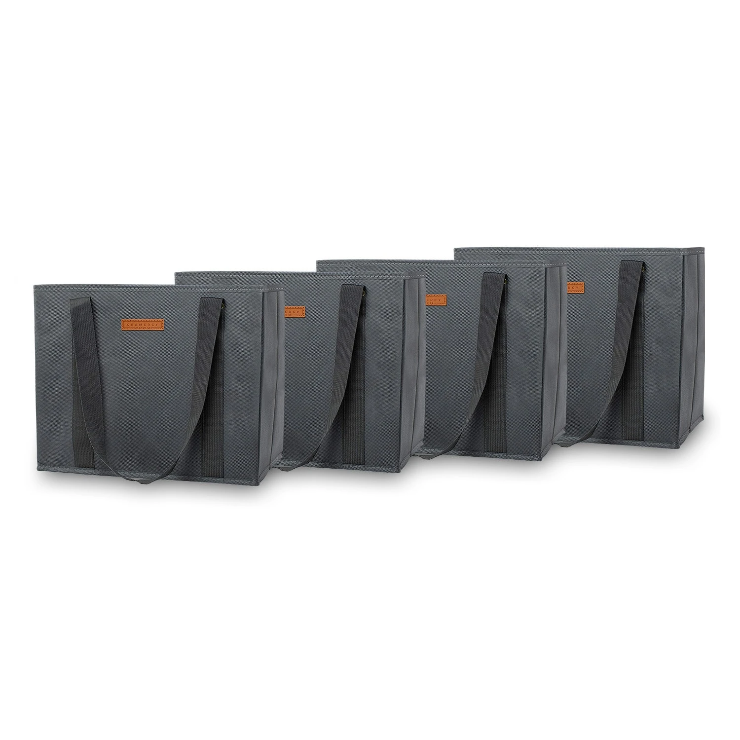 Einkaufstasche 4er Set Wiederverwendbar Waschbar Faltbar Verstärkt