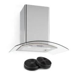 Hotspot Dunstabzugshaube Umluftset 60cm 610 M³/h Aktivkohlefilter